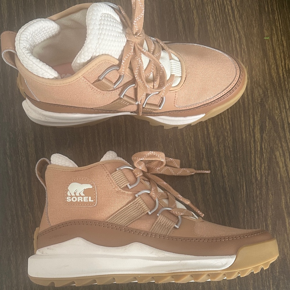 Sorel Women's Brown and White Sneakers - Picture 4 of 4
